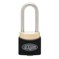 232 Series Brass Padlock with Stainless Steel Latching Shackle