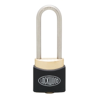 232 Series Brass Padlock with Stainless Steel Latching Shackle