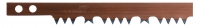 Bowsaw blade, hardpoint, raker toothed for cutting green wood