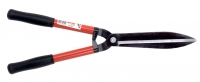 Hedge shears straight edge blades - rubber stoppers - metal handles
