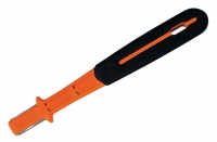 Sharpener, carbide, with rubber grip for secateurs|loppers