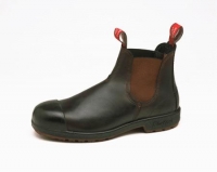 Stout Brown premium oil tanned leather elastic side boot