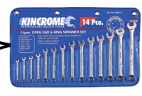 Kincrome Spanner Set Combination M 14 Piece
