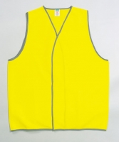 Vest Day Fluro Lime Yellow