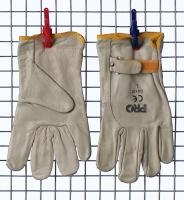 Cowgrain rigger glove, premium quality and thickness, beige