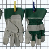 Extra reinforced heavy duty leather|cotton glove