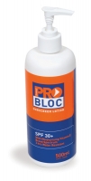 ProBloc SPF 30+ with Vitamin E sunscreen.