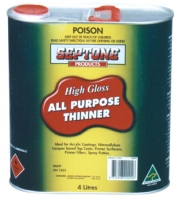 All Purpose Thinners. 4 Litre
