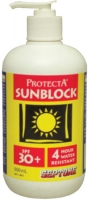 Protecta Sunblock 30 +. Pump Pack. 500 Ml