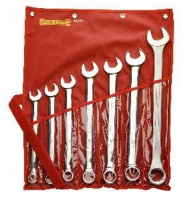7 Piece Met Ring & Open End Spanner Set Large Sizes