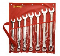 7 Piece Met Ring & Open End Spanner Set Large Sizes